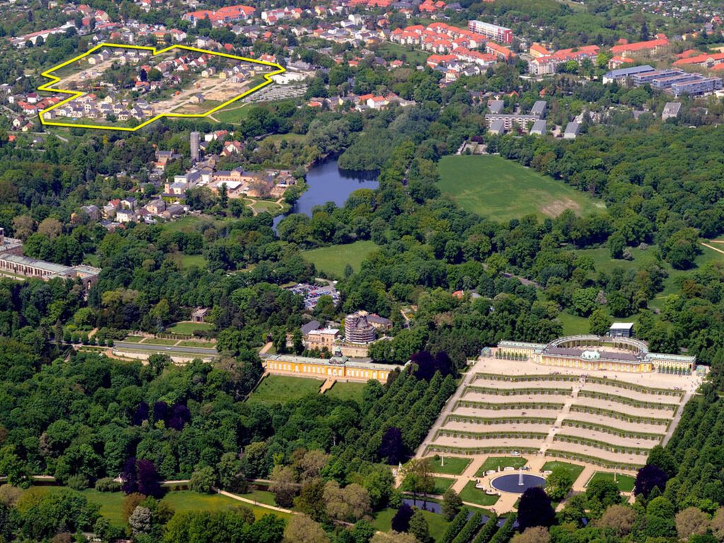 Luftbild Potsdam Bornstedt - Krongut